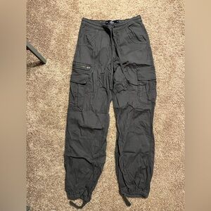 Hollister Dark Gray Cargo Pants